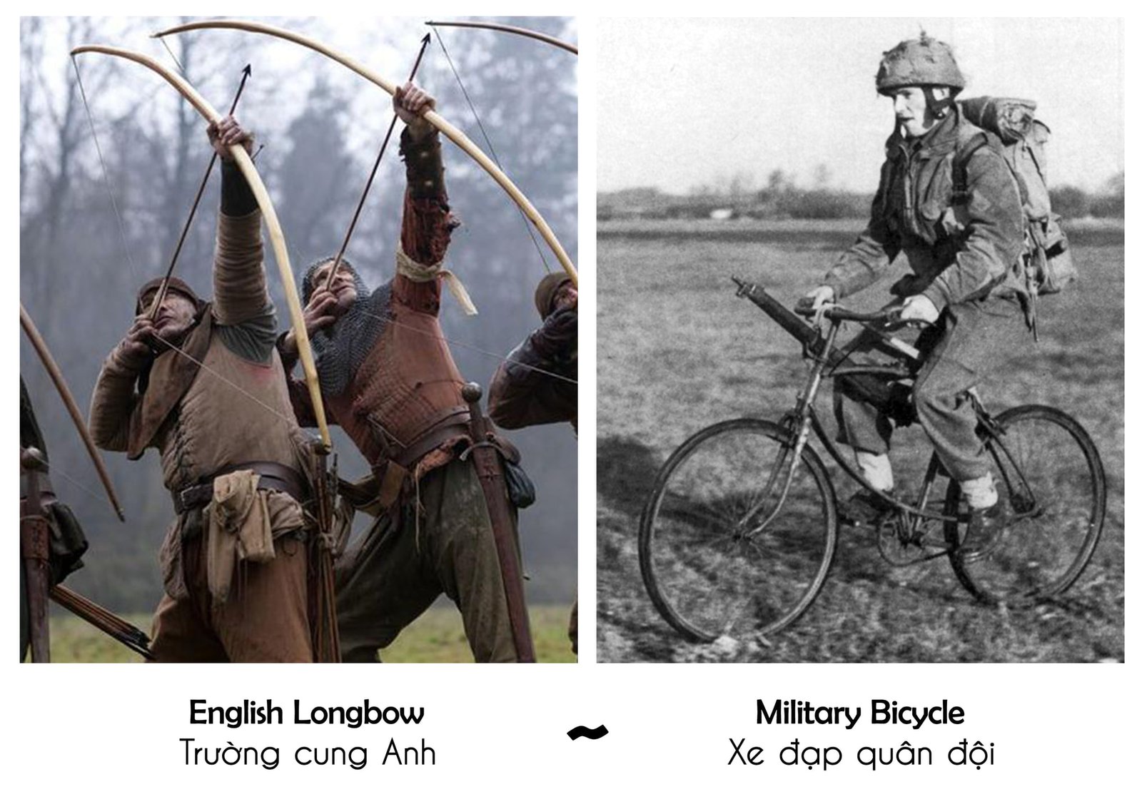 English-longbow-is-similar-to-military-bicycle